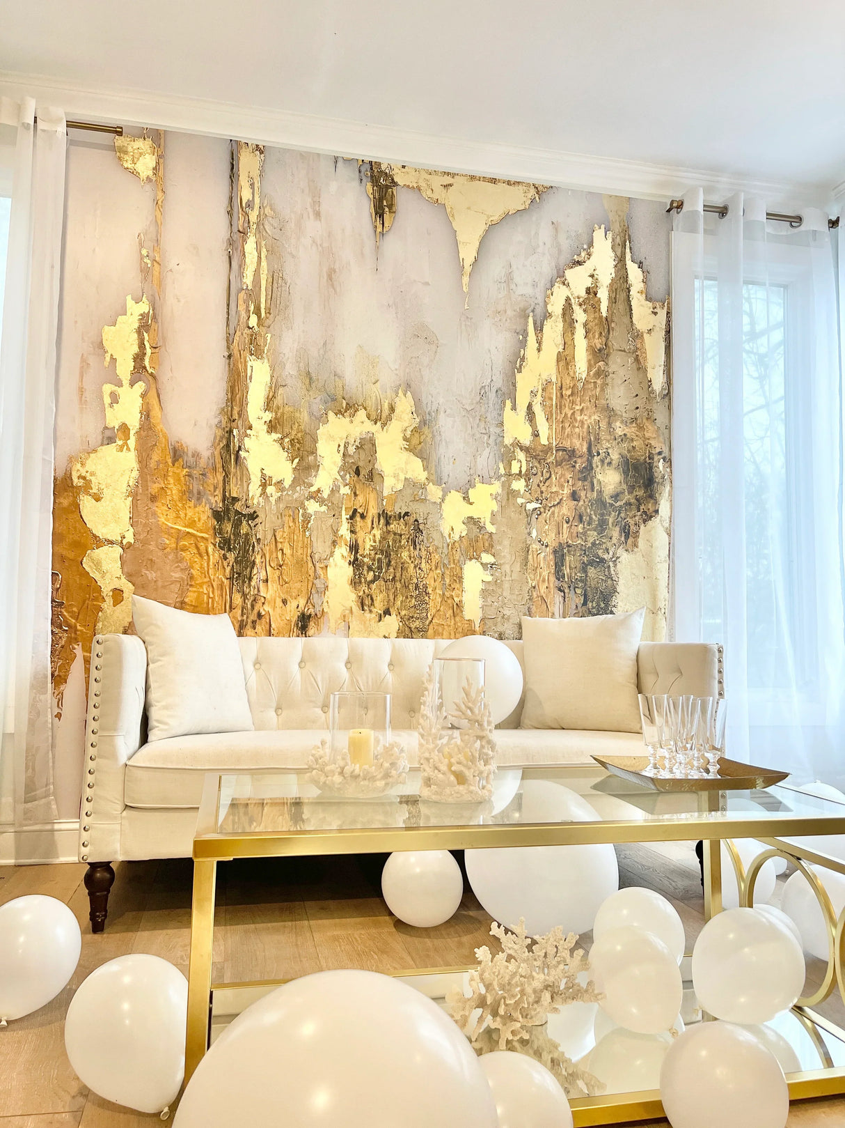 Feature wall installation