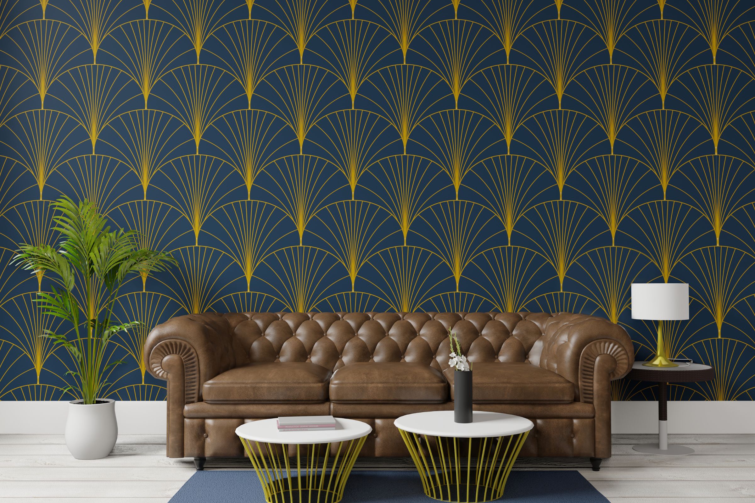 Luxury wallpaper installation